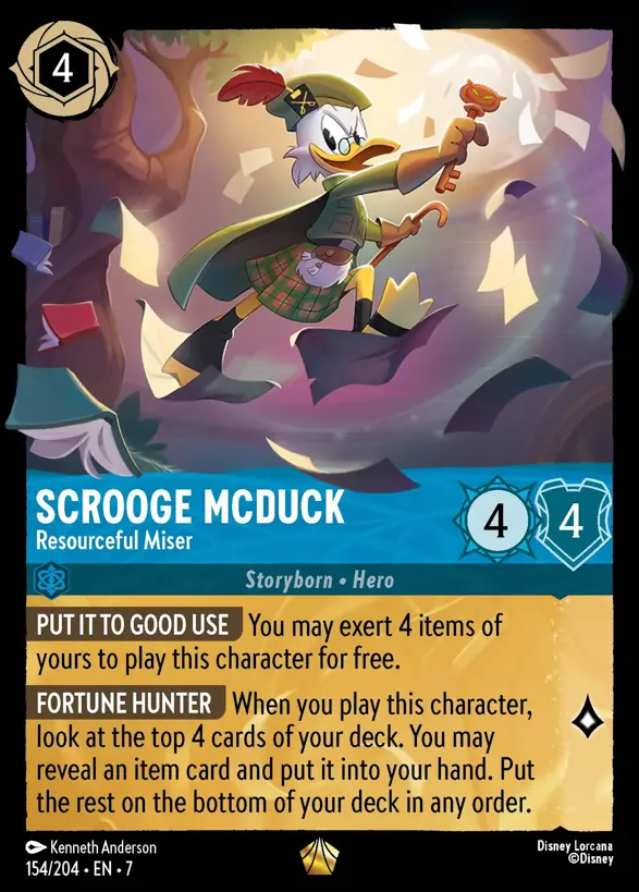 154/204 Scrooge McDuck - Resourceful Miser