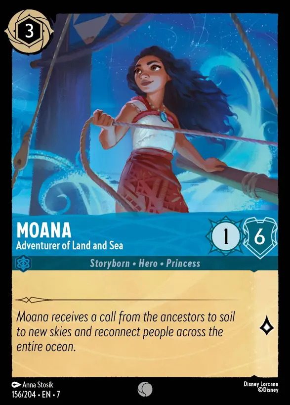 156/204 Moana - Adventurer of Land and Sea