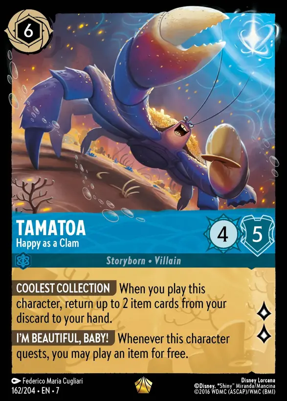 162/204 Tamatoa - Happy as a Clam