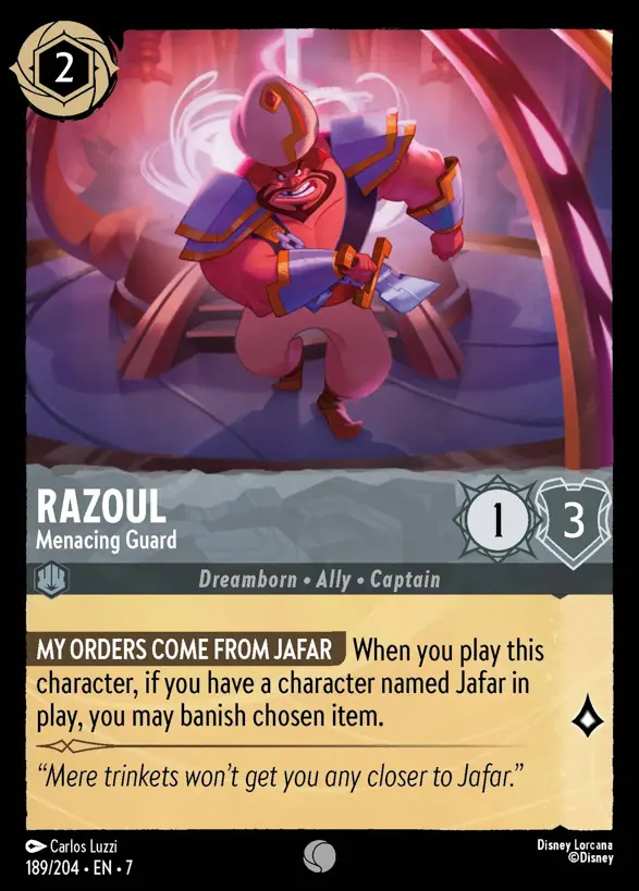 189/204 Razoul - Menacing Guard