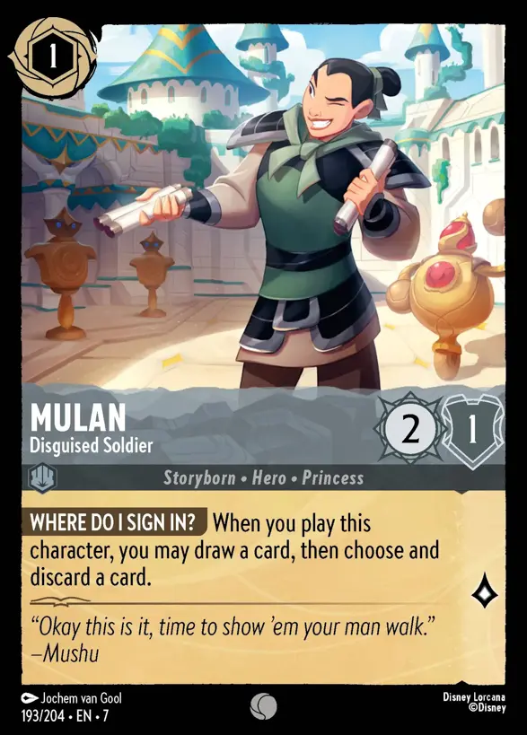 193/204 Mulan - Disguised Soldier