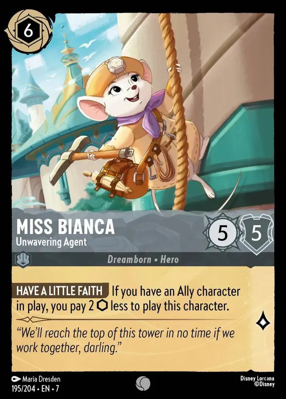 195/204 Miss Bianca - Unwavering Agent