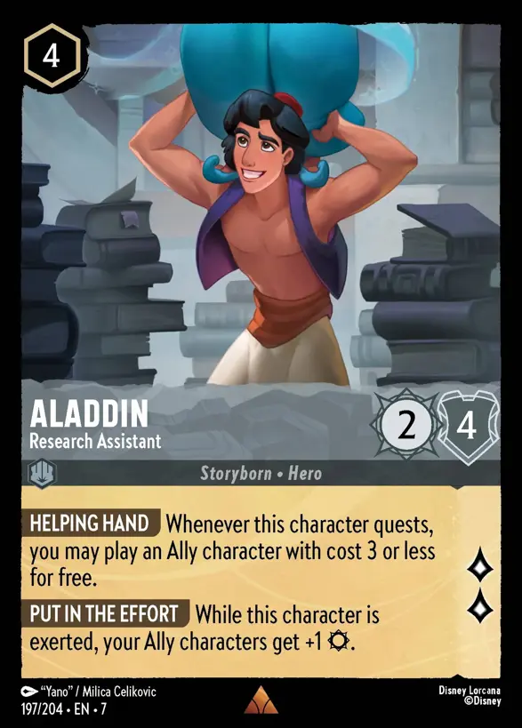 197/204 Aladdin - Research Assistant