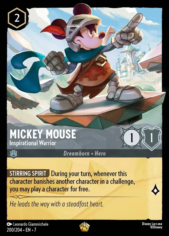 200/204 Mickey Mouse - Inspirational Warrior