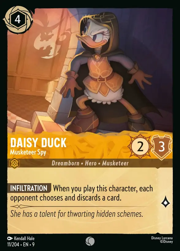 11/204 Daisy Duck – Musketeer Spy