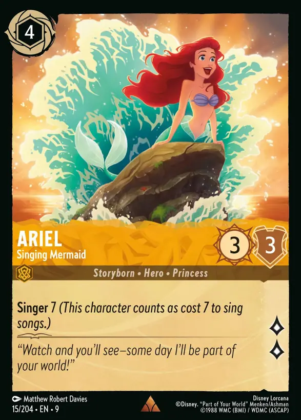 15/204 Ariel – Singing Mermaid