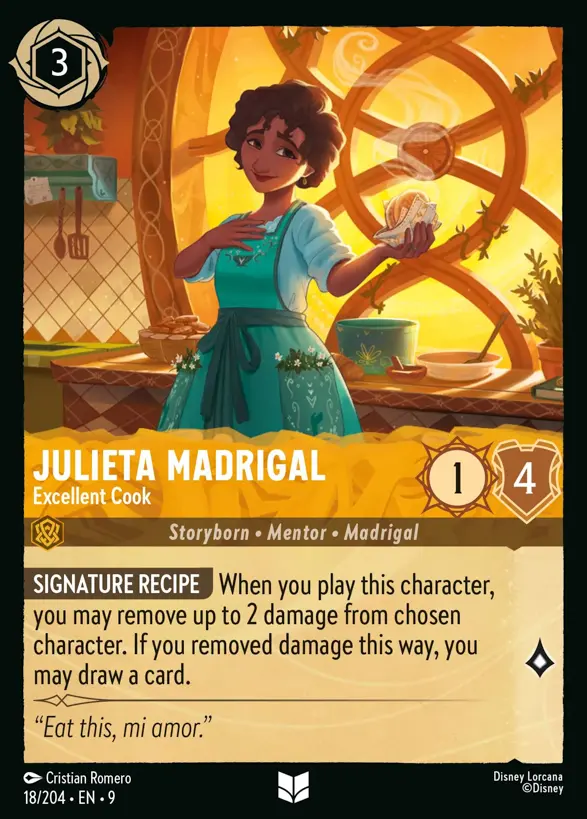 18/204 Julieta Madrigal – Excellent Cook