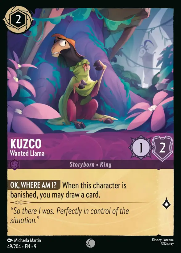 49/204 Kuzco - Wanted Llama
