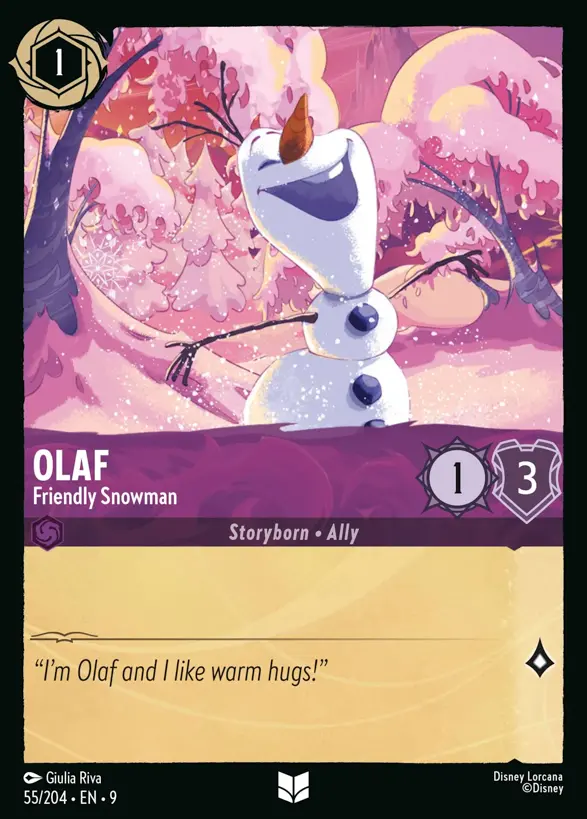 55/204 Olaf - Friendly Snowman