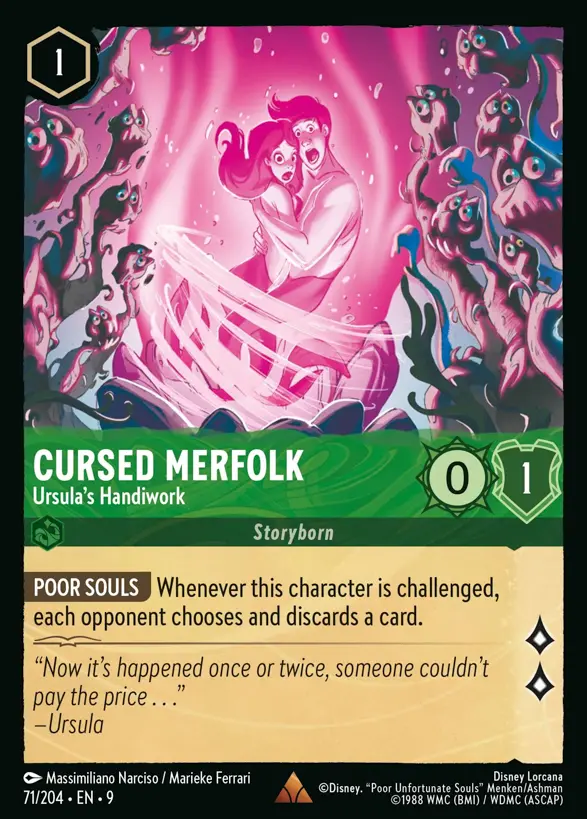 71/204 Cursed Merfolk - Ursula's Handiwork