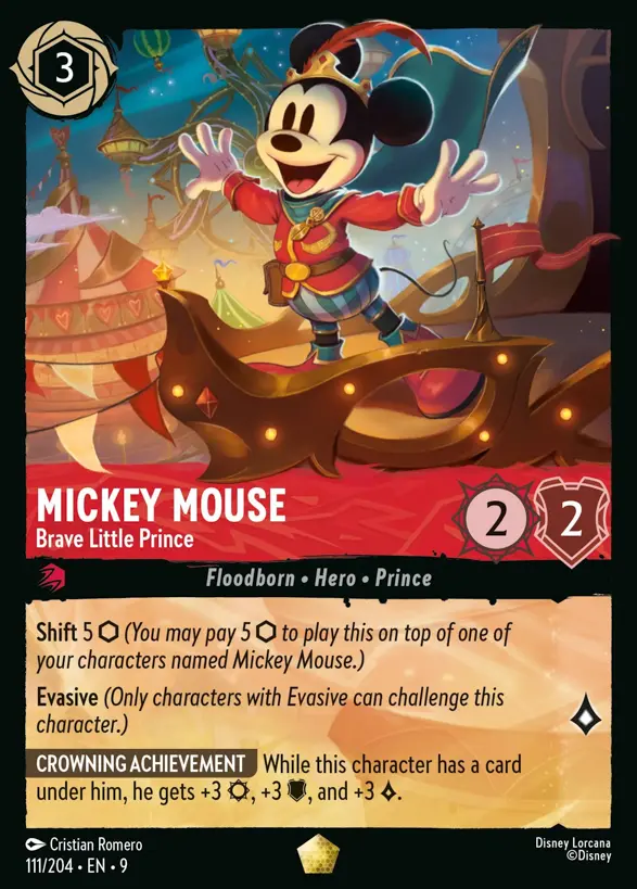 111/204 Mickey Mouse - Brave Little Prince