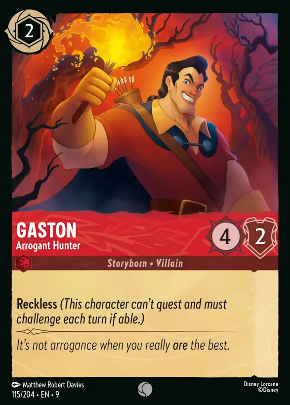115/204 Gaston - Arrogant Hunter