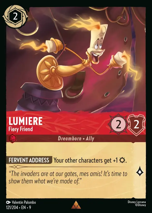 121/204 Lumiere - Fiery Friend