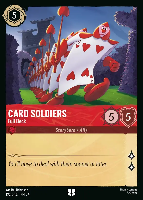 122/204 Card Soldiers - Full Deck
