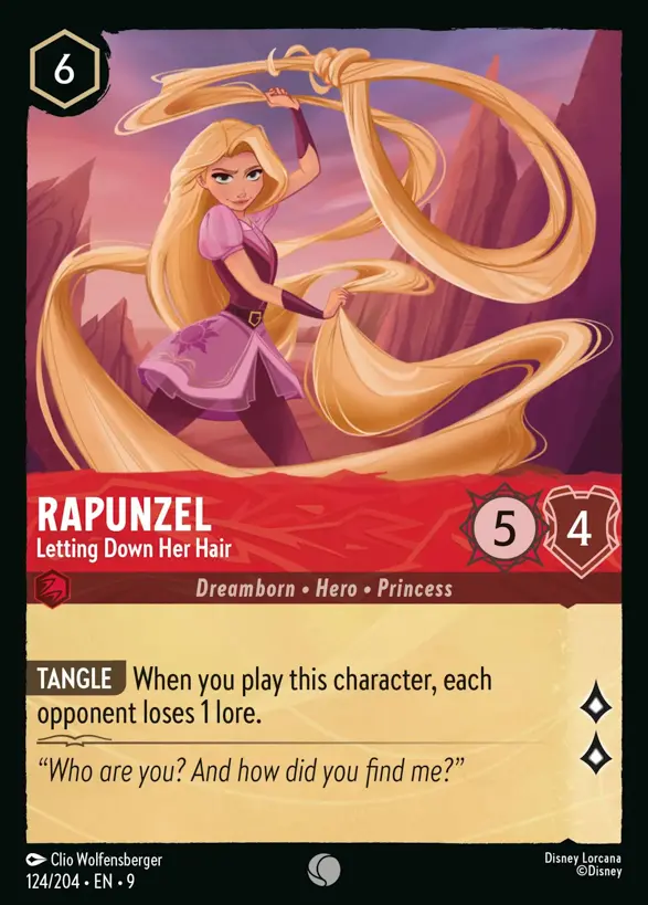 124/204 Rapunzel - Letting Down Her Hair