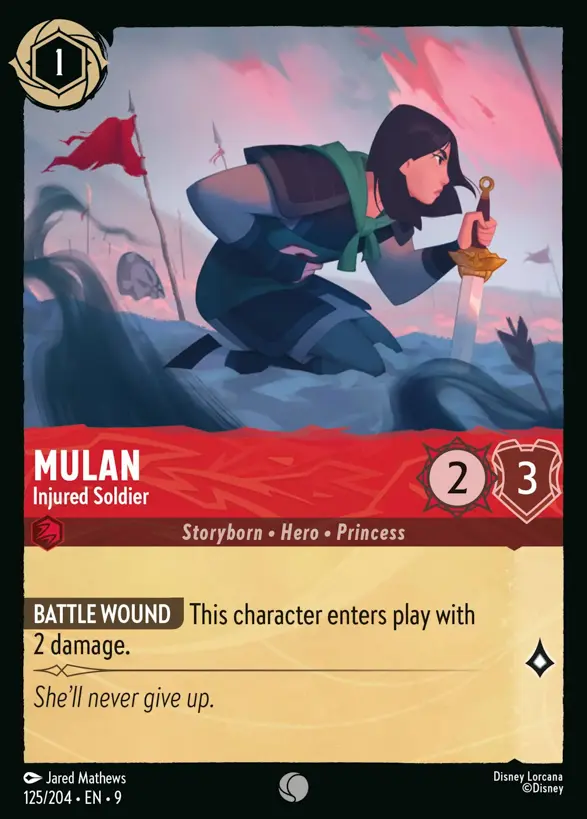 125/204 Mulan - Injured Soldier