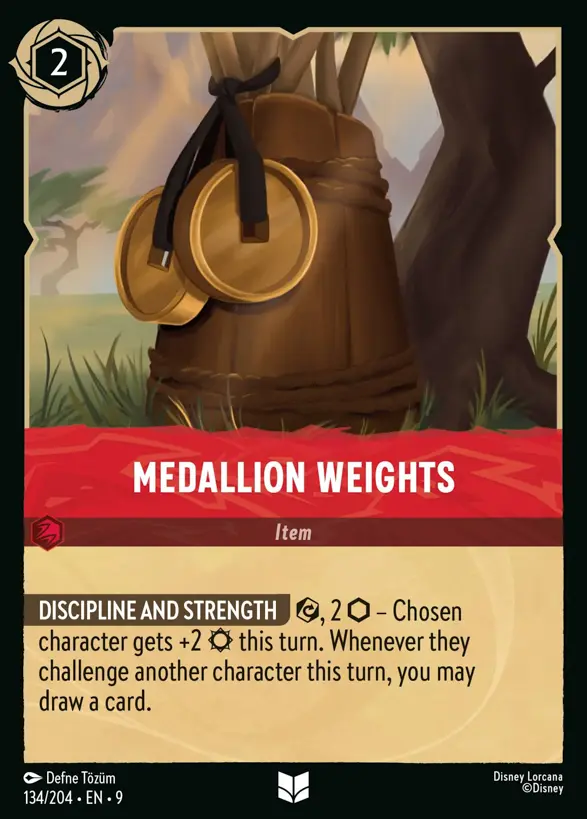 134/204 Medallion Weights