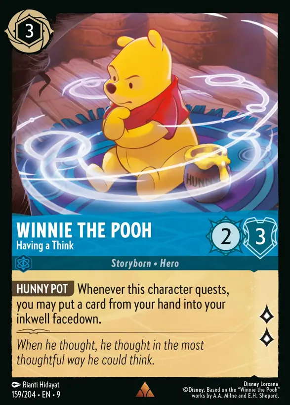 159/204 Winnie the Pooh - Having A Think
