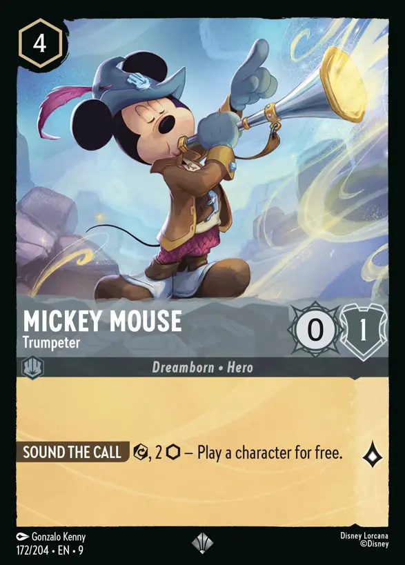 172/204 Mickey Mouse - Trumpeter