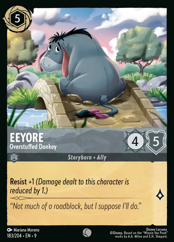 183/204 Eeyore - Overstuffed Donkey