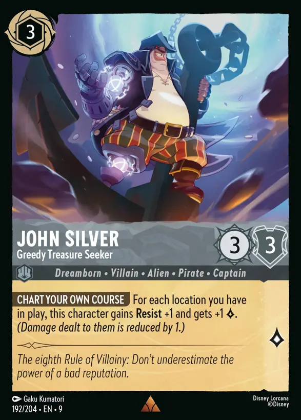 192/204 John Silver - Greedy Treasure Seeker
