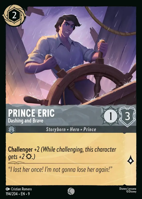 194/204 Prince Eric - Dashing and Brave