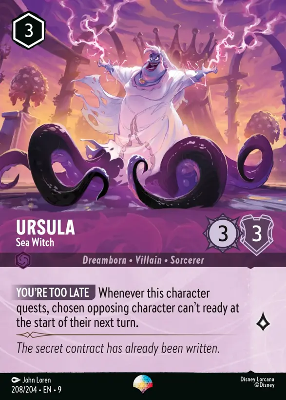 208/204 Ursula - Sea Witch