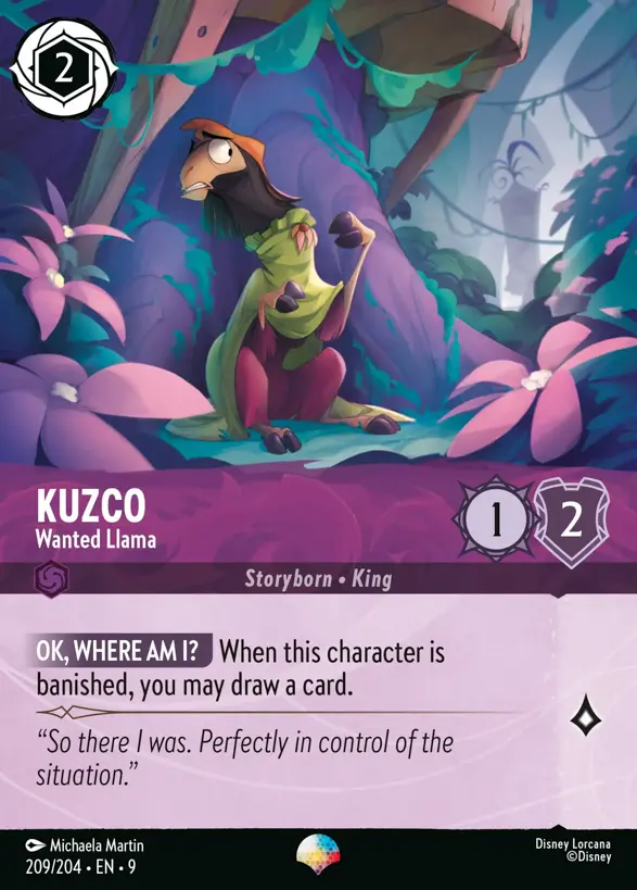 209/204 Kuzco - Wanted Llama
