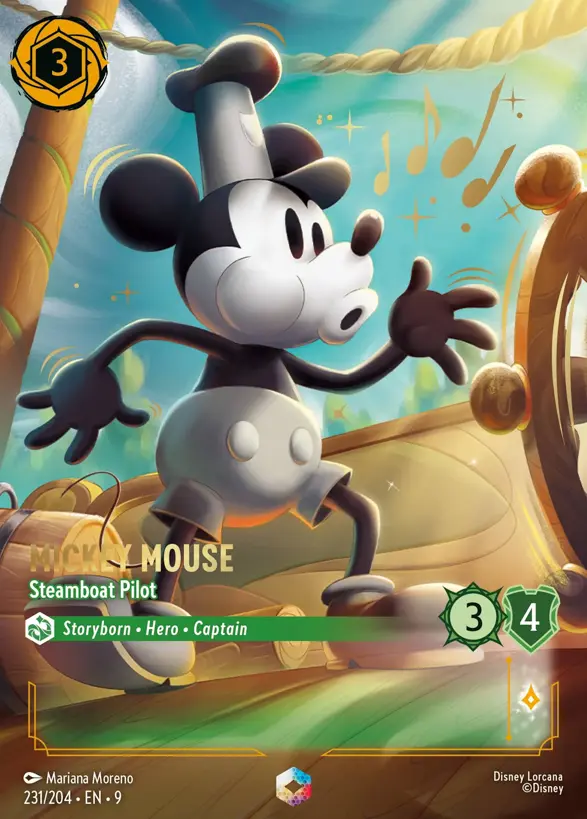 231/204 Mickey Mouse - Steamboat Pilot