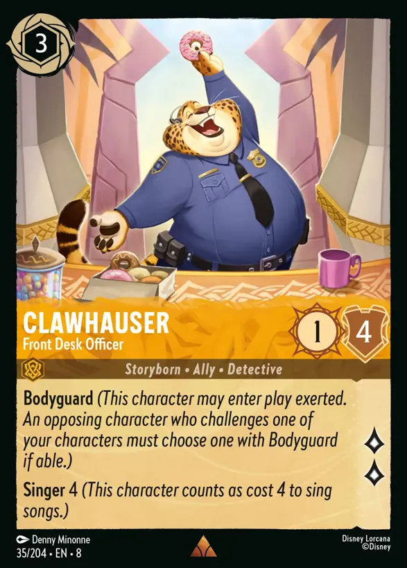 Clawhauser - Front Desk Officer 35/204
