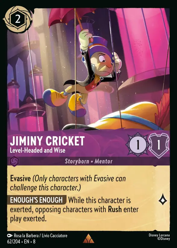 Jiminy Cricket - Conscientious and Wise 62/204