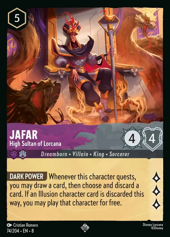Jafar - High Sultan of Lorcana 74/204