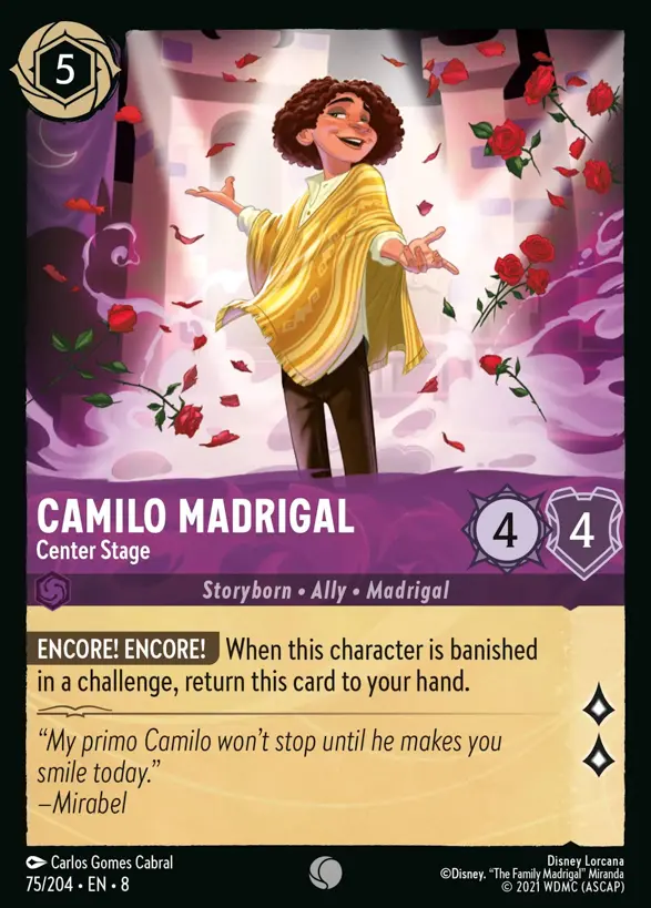 Camilo Madrigal - Center Stage 75/204