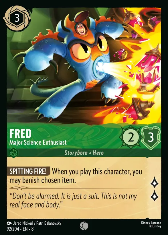Fred - Major Science Enthusiast 92/204