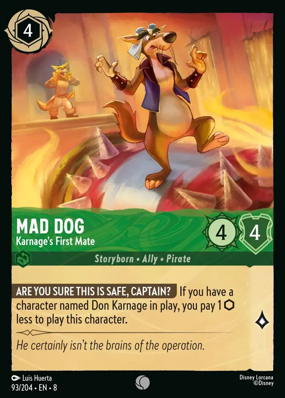 Mad Dog - Karnage's First Mate 93/204