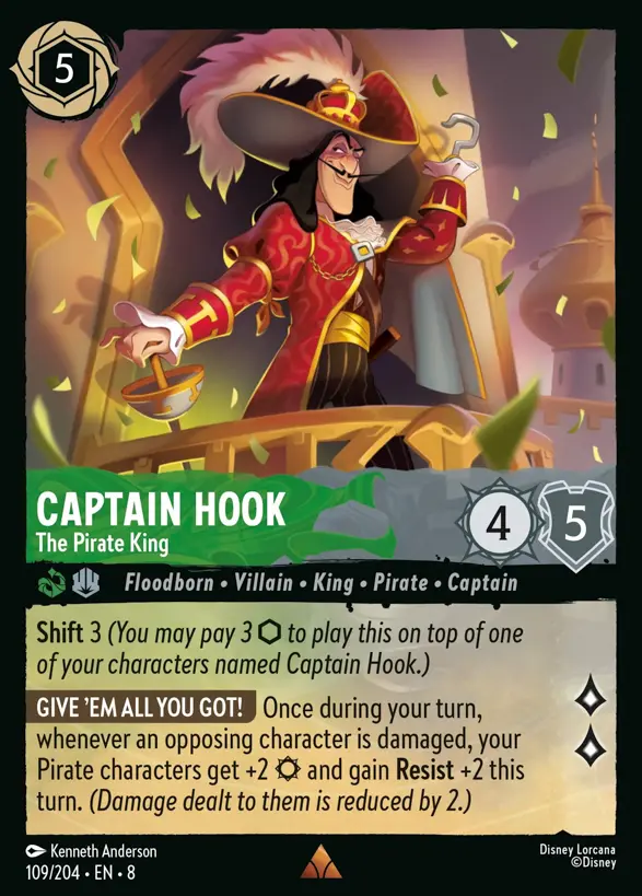 Captain Hook - The Pirate King 109/204