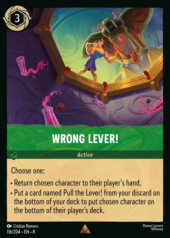 Wrong Lever! 116/204