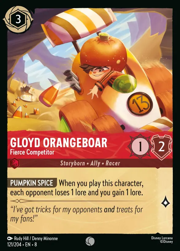 Gloyd Orangeboar - Fierce Competitor 121/204