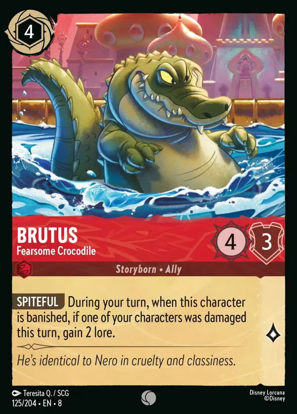 Brutus - Fearsome Crocodile 125/204