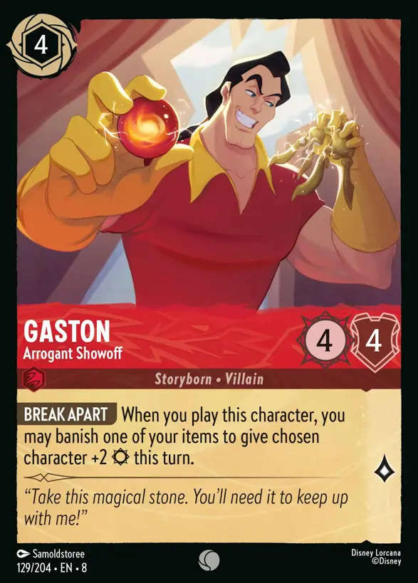 Gaston - Arrogant Showoff 129/204