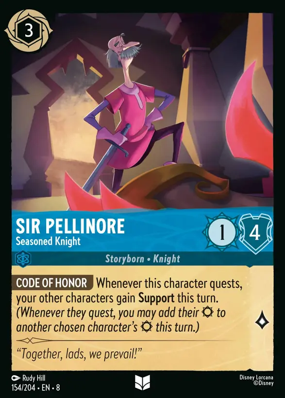 Sir Pellinore - Seasoned Knight 154/204