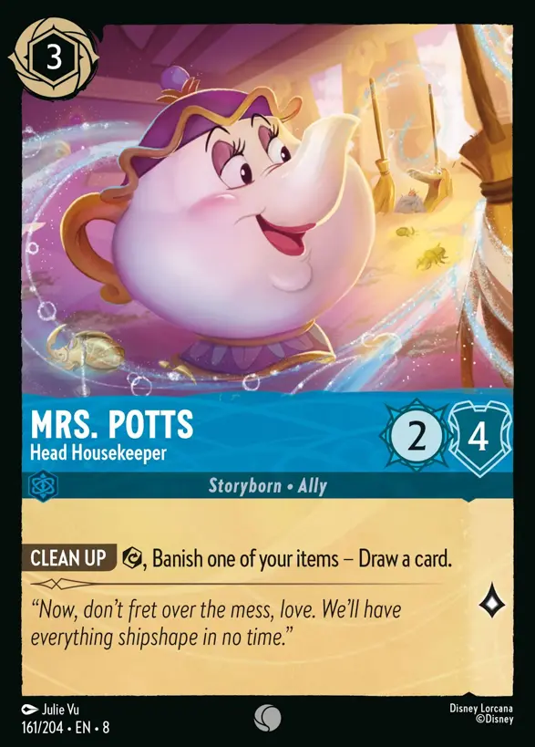 Mrs.Potts - Head Housekeeper 161/204