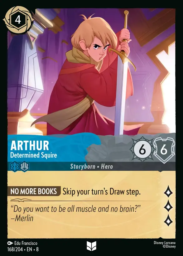 Arthur - Determined Squire 168/204