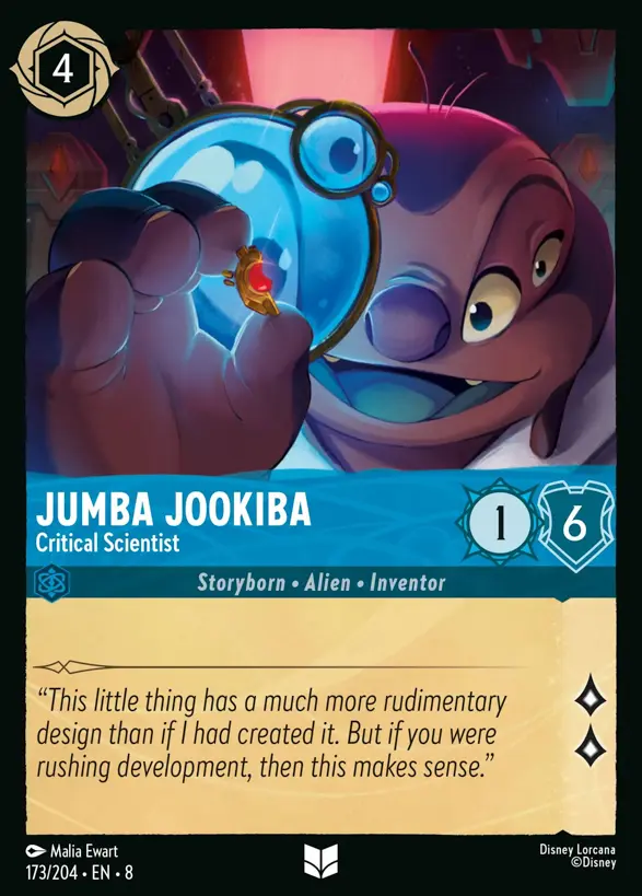 Jumba Jookiba - Critical Scientist 173/204