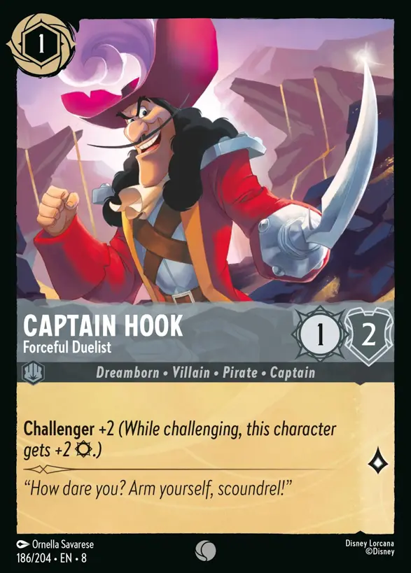 Captain Hook - Forceful Duelist 186/204