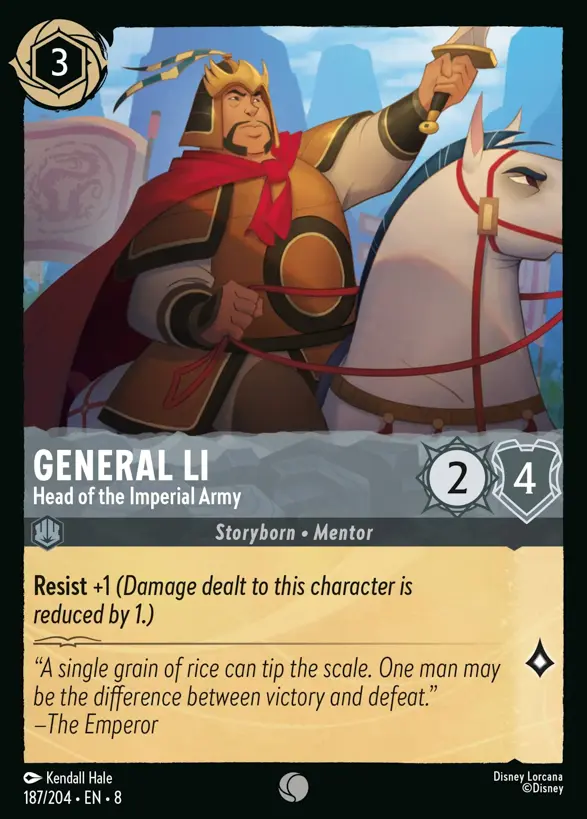 General Li - Head of the Imperial Army 187/204
