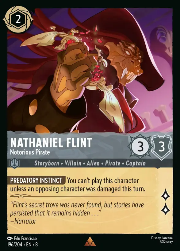 Nathaniel Flint - Notorious Pirate 196/204