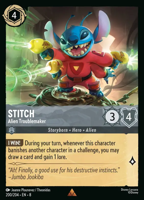 Stitch - Alien Troublemaker 200/204