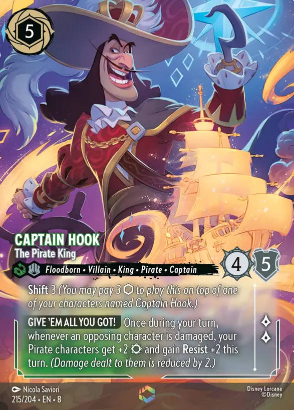 Captain Hook - The Pirate King 215/204