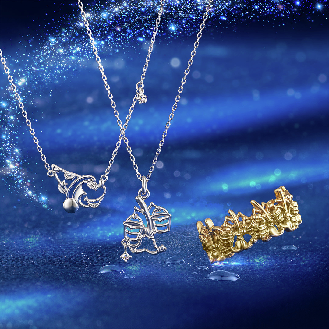 ファンタジア85周年記念リングとネックレスの画像